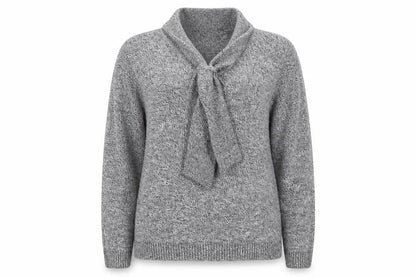 Pure & Natural Womens Grey  Knit Pullover Jumper Size L
