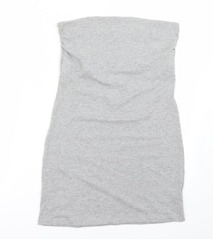 Womens UK Size M H&M Grey Basic Tank