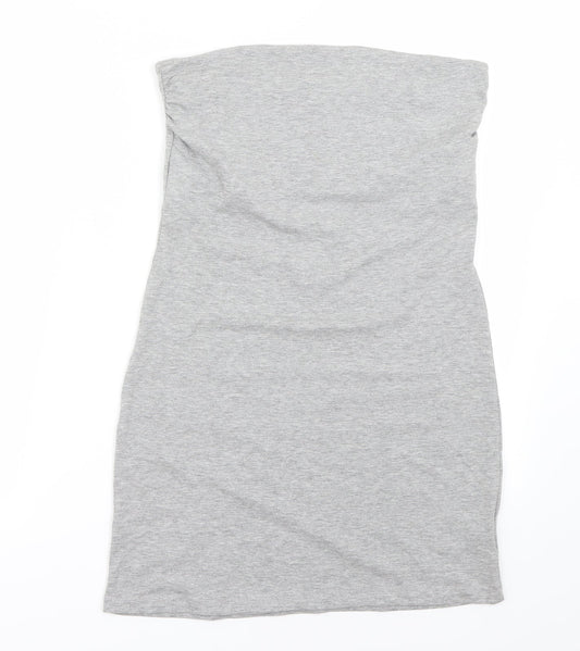 Womens UK Size M H&M Grey Basic Tank