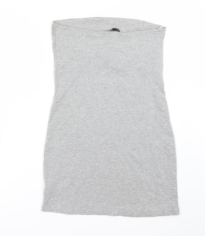 Womens UK Size M H&M Grey Basic Tank