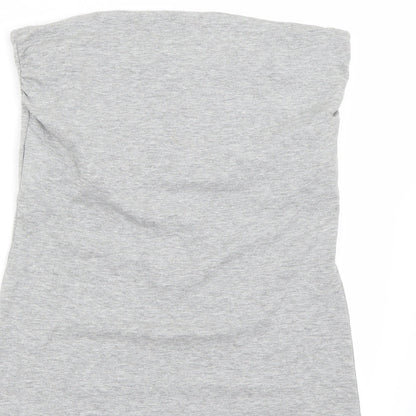 Womens UK Size M H&M Grey Basic Tank