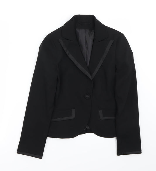 Dorothy Perkins Womens Black   Jacket Blazer Size 8