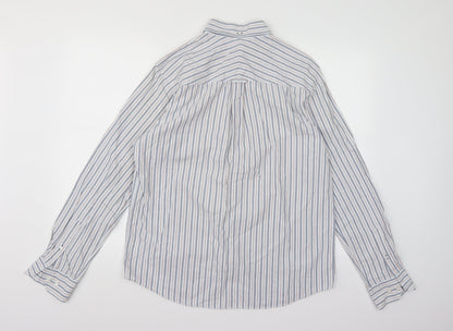 Mens UK Size M john ew Blue  Button-Up Long Sleeve Casual Shirt