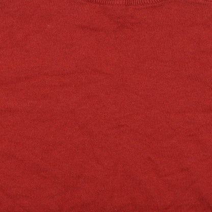 Marks and Spencer Womens Red  Knit Pullover Jumper Size XL