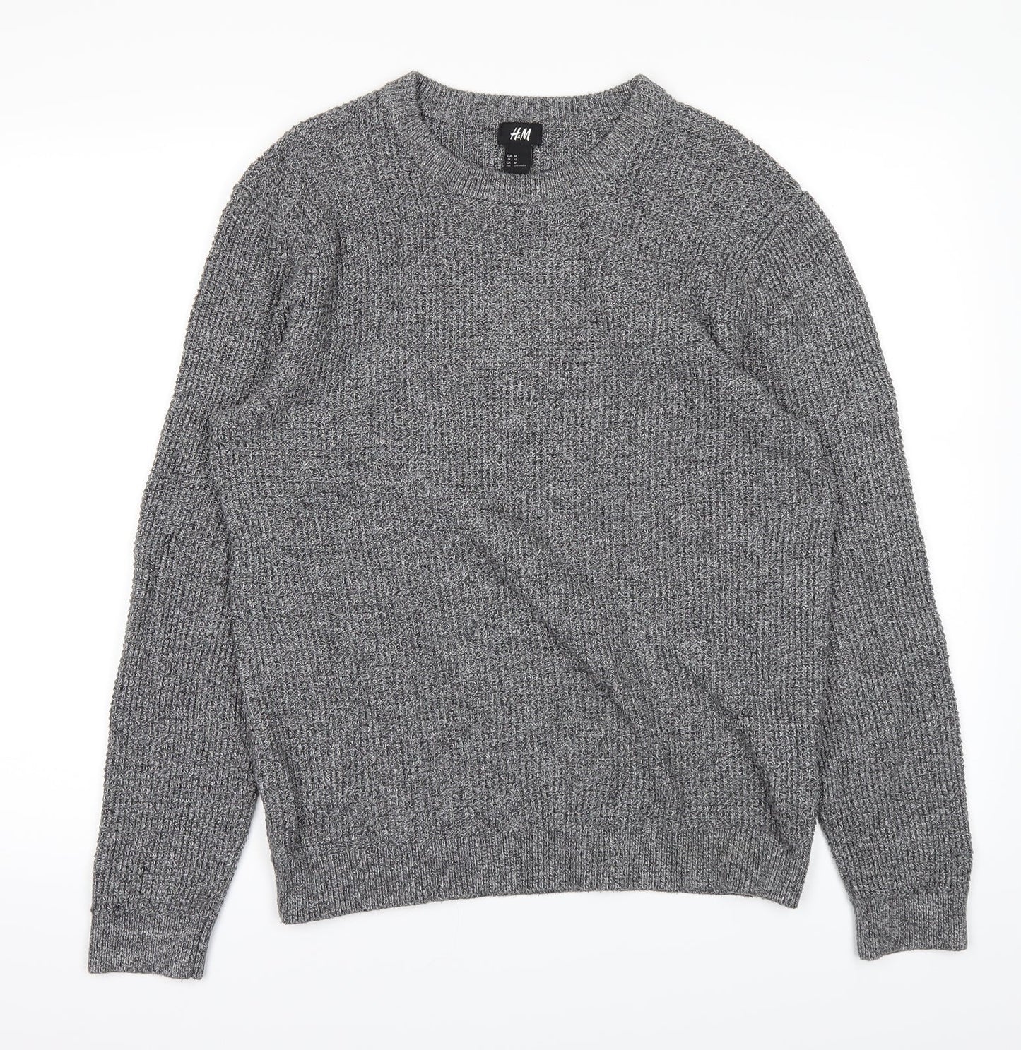 H&M Mens Grey   Pullover Jumper Size M