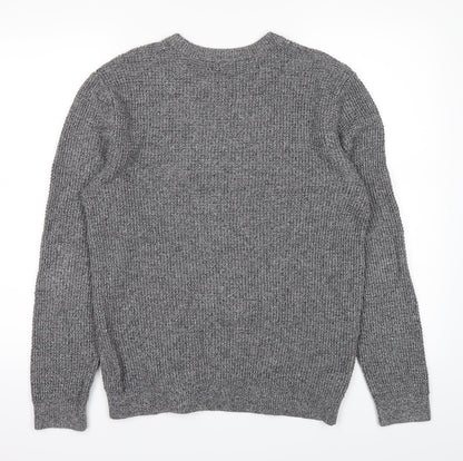 H&M Mens Grey   Pullover Jumper Size M