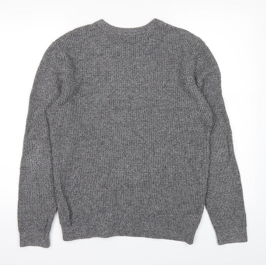 H&M Mens Grey   Pullover Jumper Size M