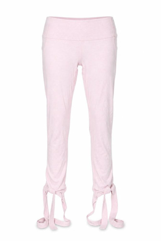 Front view of Gap women’s pink jogger leggings, size XS, 20-inch leg