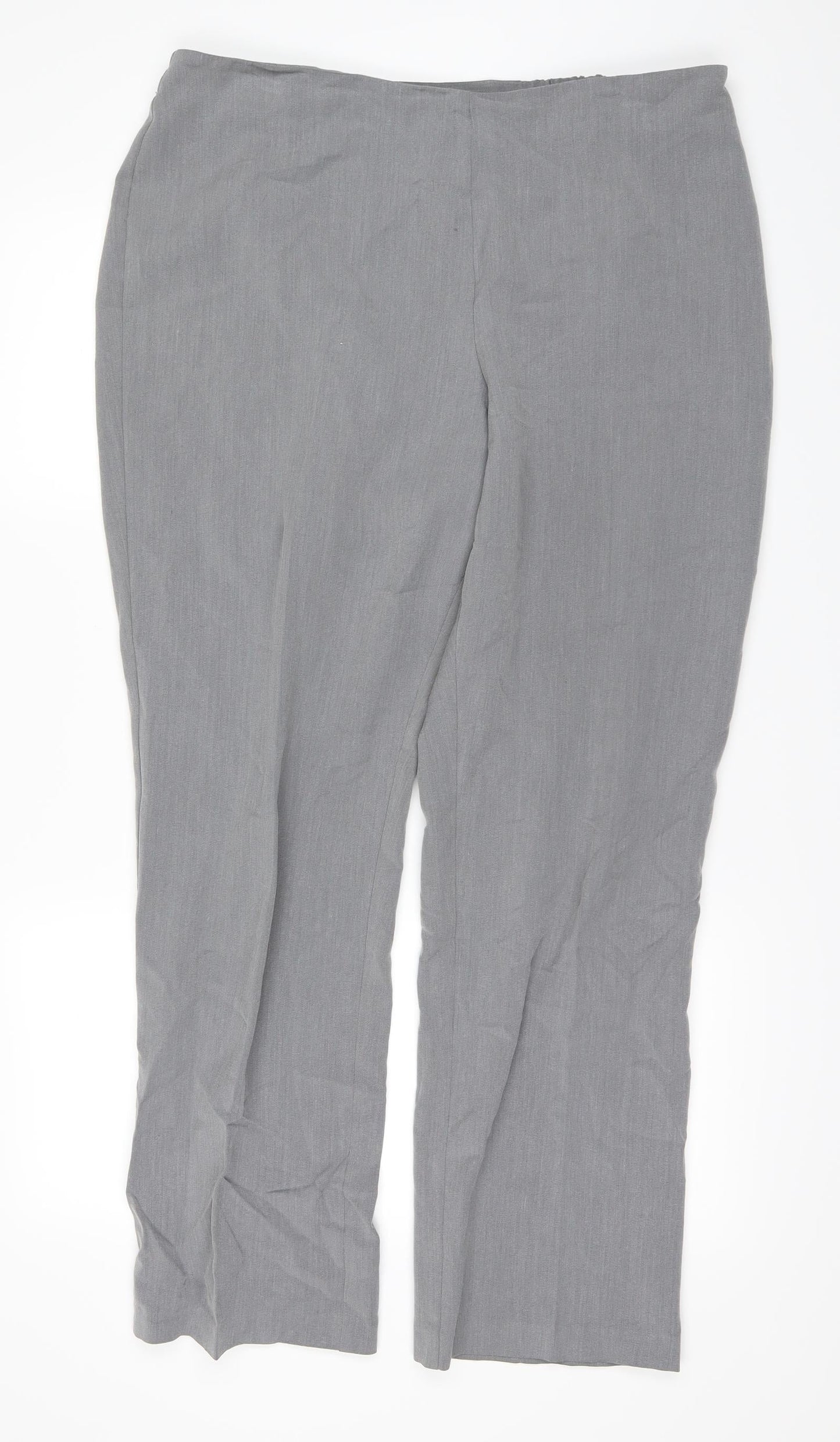 Womens UK Size 16 Marks and Spencer Regular Fit  Grey Trousers