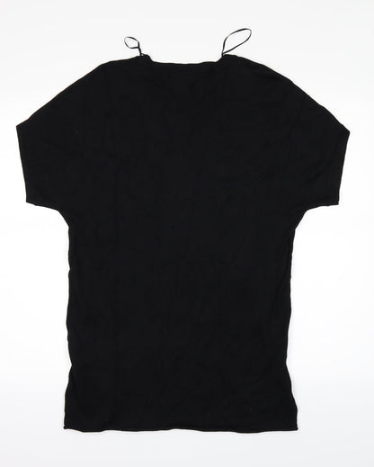Tezenis Womens Black Polka Dot  Basic T-Shirt Size M