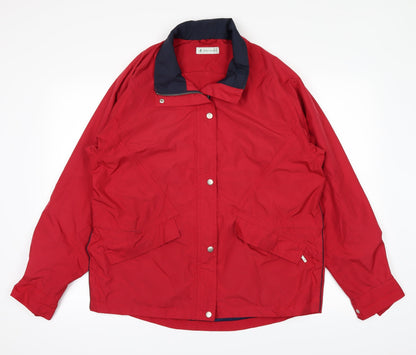 Green Lamb Womens Red   Rain Coat Coat Size M