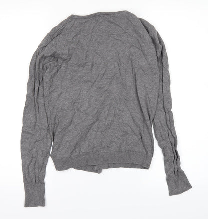 Primark Womens Grey   Cardigan Jumper Size 8
