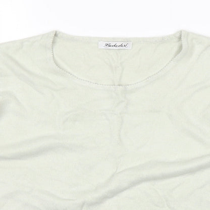 Womens UK Size 16 Berkertex Grey Basic T-Shirt