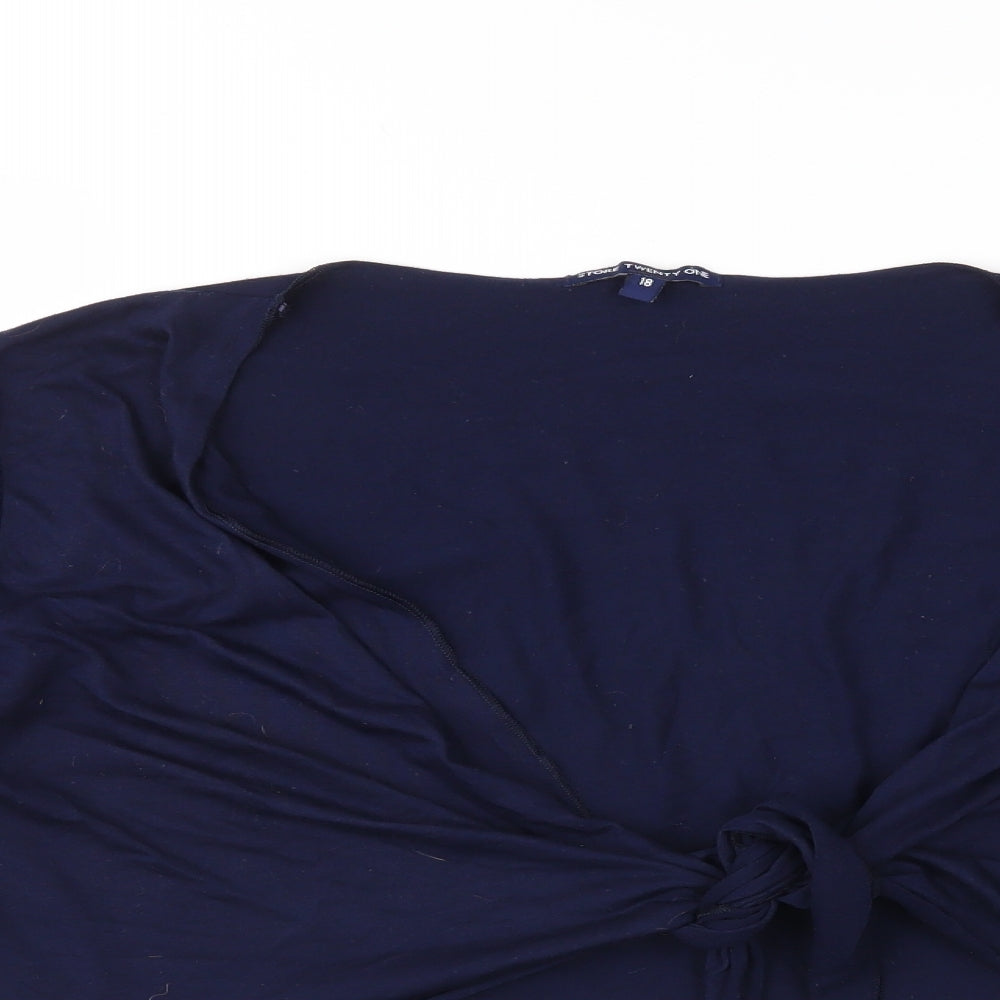Store Twenty One Womens Blue   Cardigan Jumper Size 18