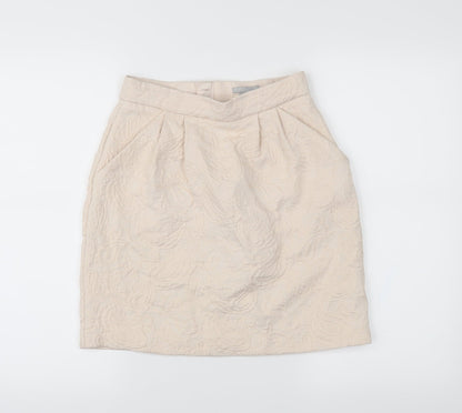 H&M Womens Pink Paisley  A-Line Skirt Size 6