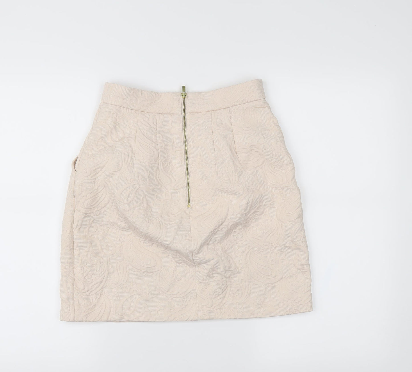 H&M Womens Pink Paisley  A-Line Skirt Size 6