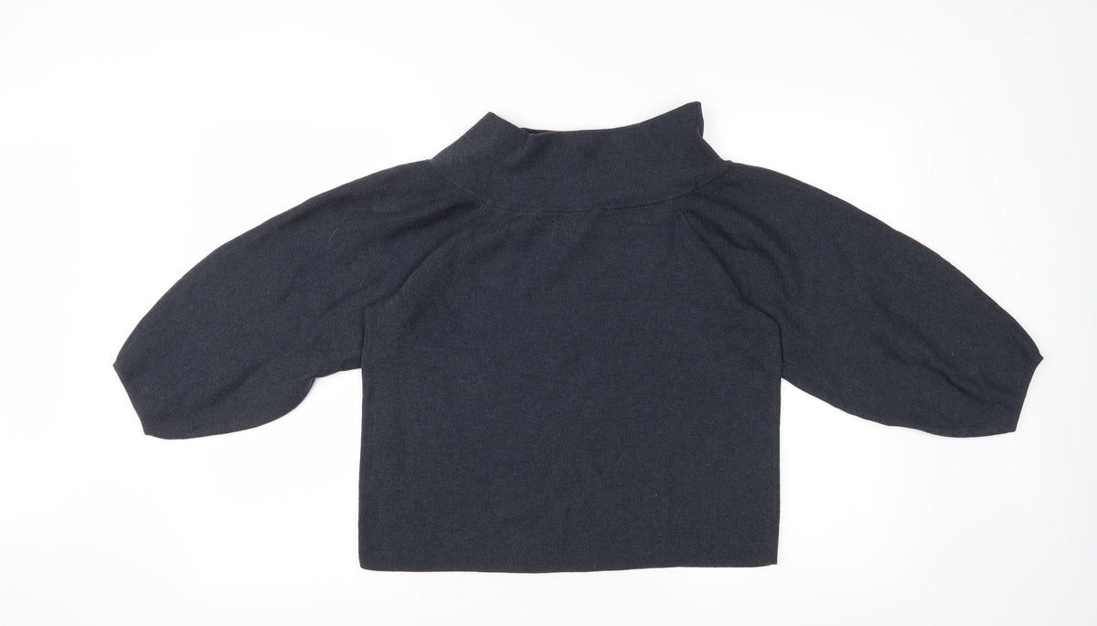 Additional front view of H&M women’s grey jumper, size L