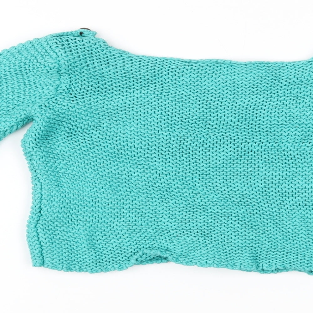 Strawberry Faire Girls Blue   Pullover Jumper Size 6 Years