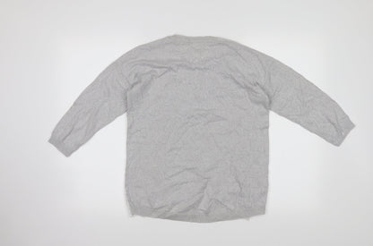 TU Womens Grey   Pullover Jumper Size 10