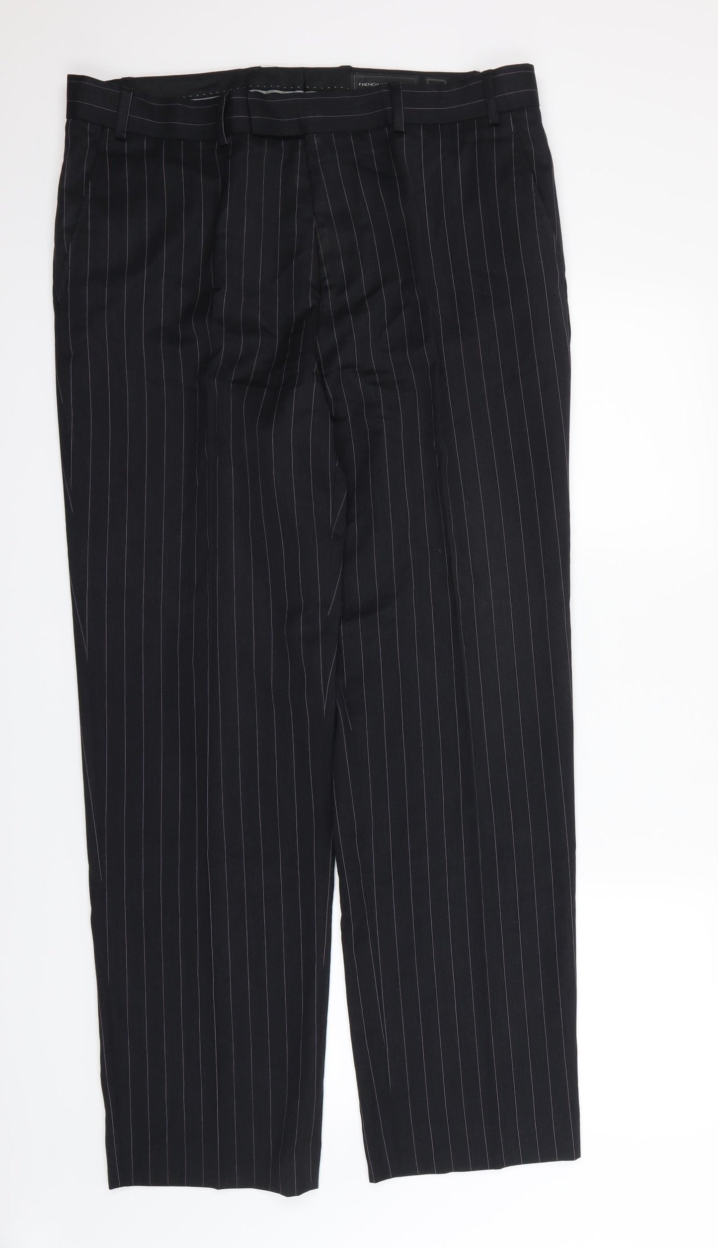 French Connection Mens Black   Dress Pants Trousers Size S L30 in