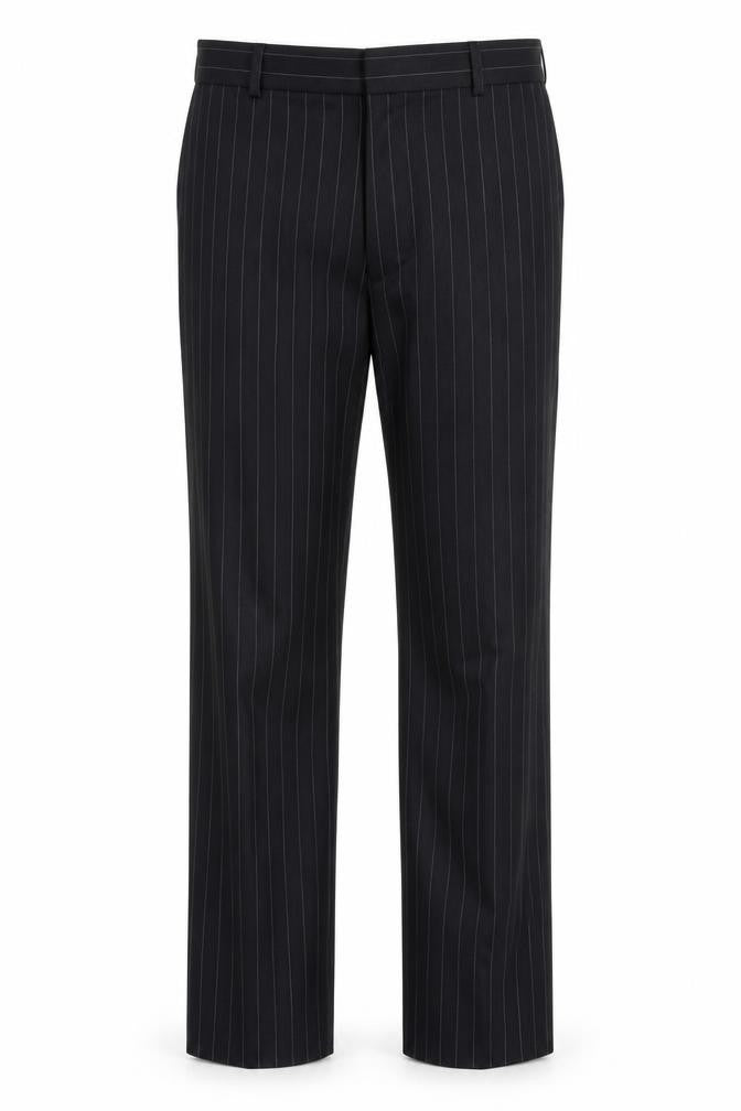 Mens UK Size S French Connection Regular Fit Dress Pants Black Trousers