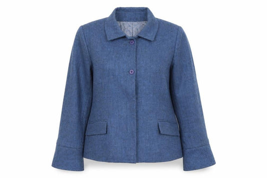 Nightingales Womens Blue   Jacket Blazer Size 16