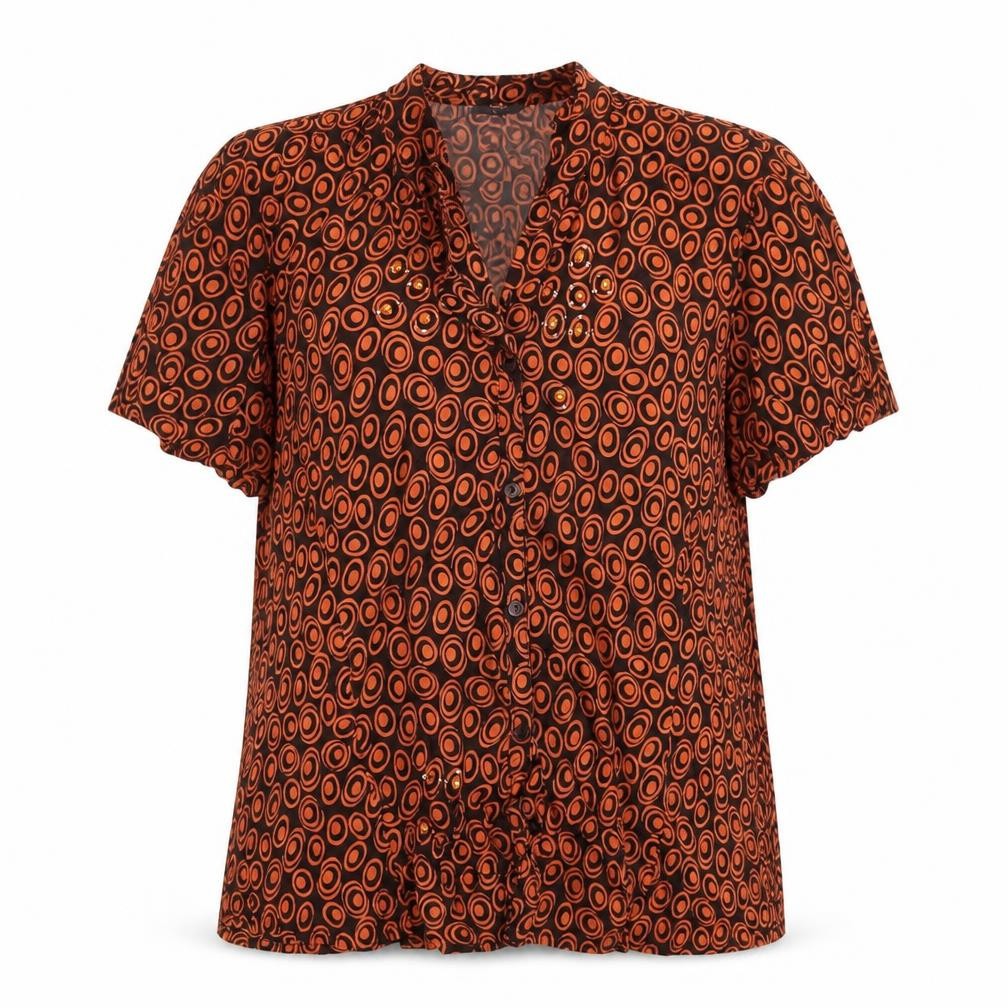 Womens UK Size 14 Evie Black Basic Button-Up
