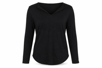 Womens UK Size S Gap Black Basic Blouse