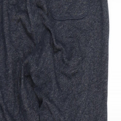 Womens UK Size M M&S Regular Fit Jegging Blue Trousers
