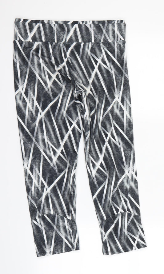 Womens UK Size 8 DECATHLON Regular Fit Sweatpants Multicoloured Trousers