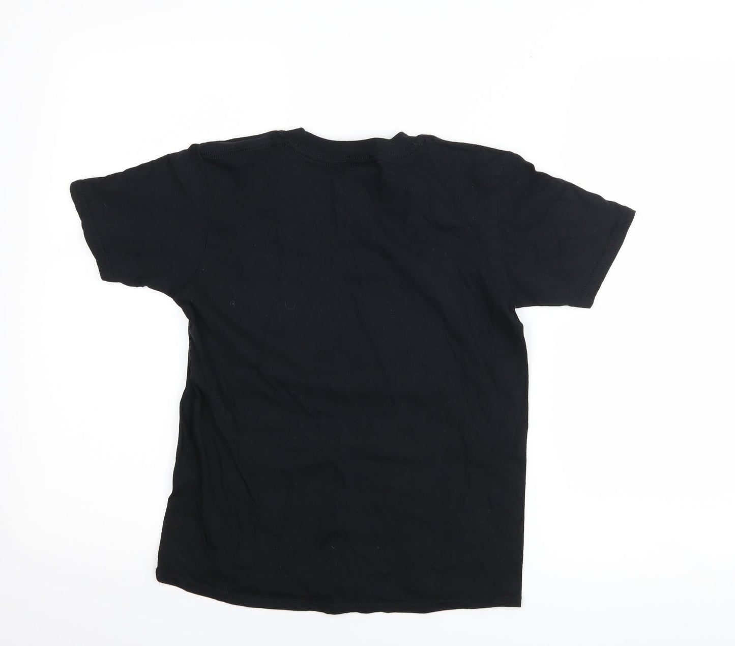 Gildan Boys Black   Basic T-Shirt Size L  - kids collective