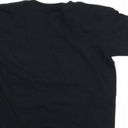 Gildan Boys Black   Basic T-Shirt Size L  - kids collective