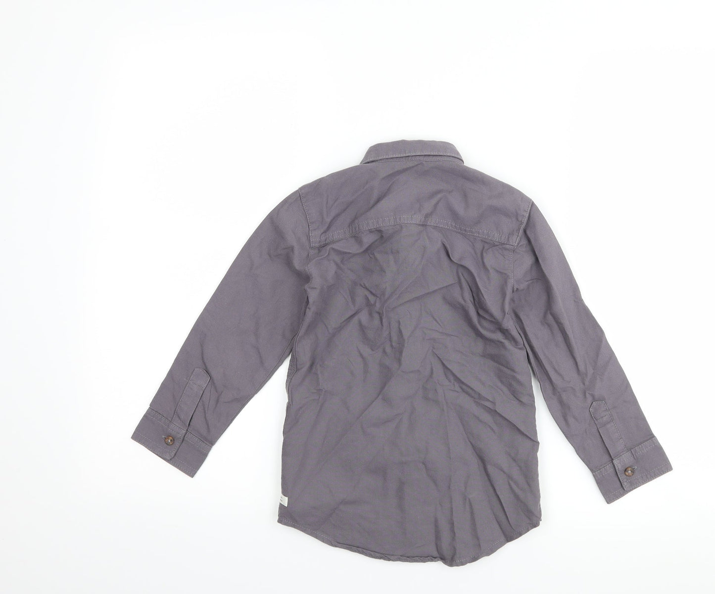 River Island Boys Grey   Basic Button-Up Size 3-4 Years