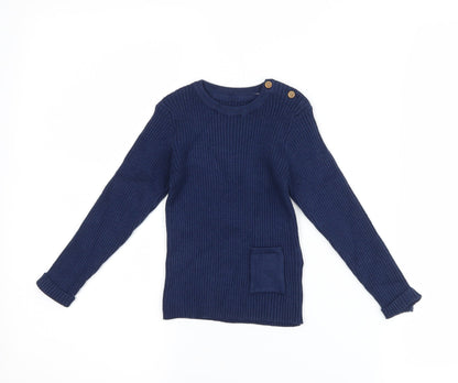 Marks and Spencer Girls Blue   Basic T-Shirt Size 2-3 Years