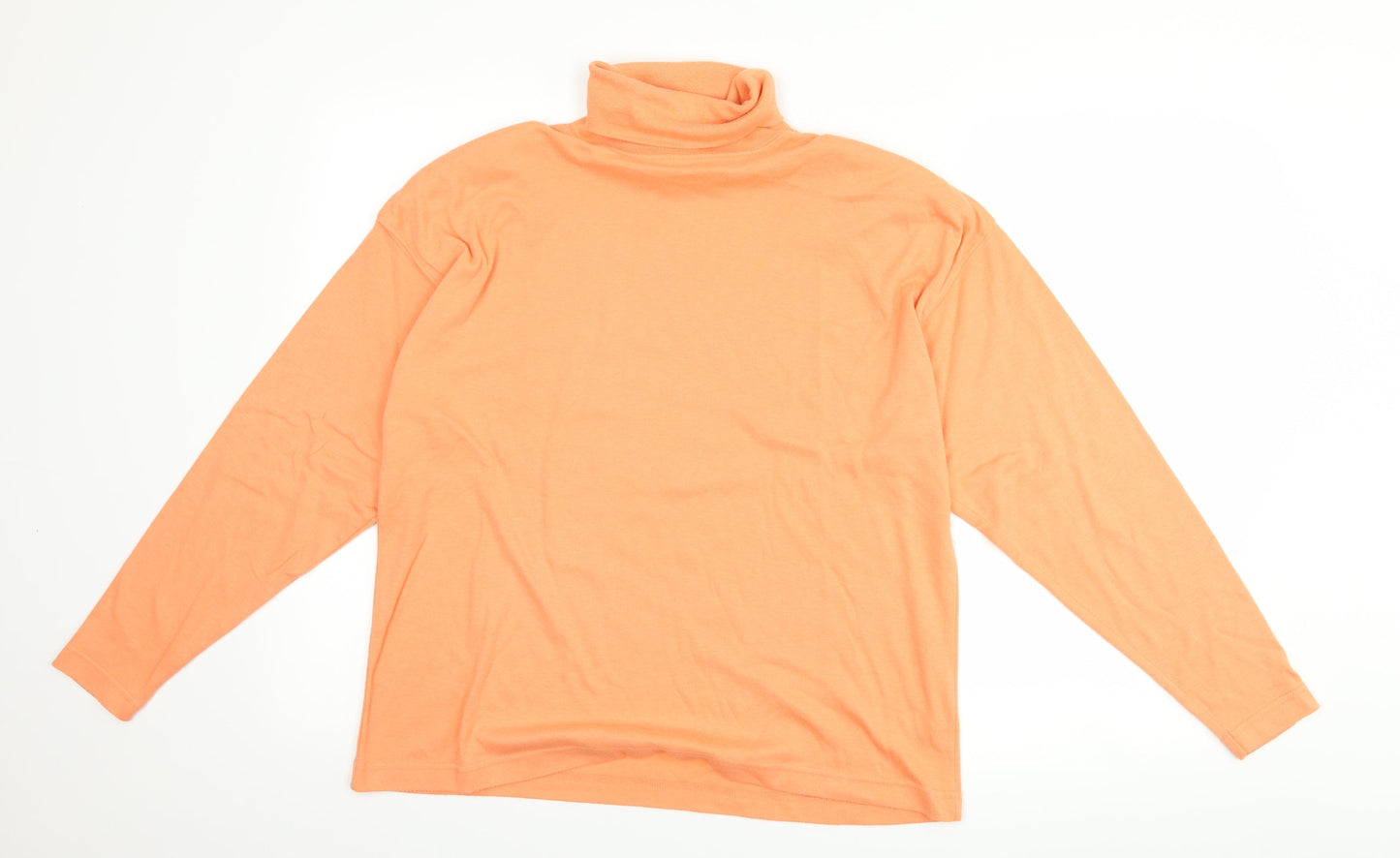 Principles Womens Orange   Pullover Sweatshirt Size 12