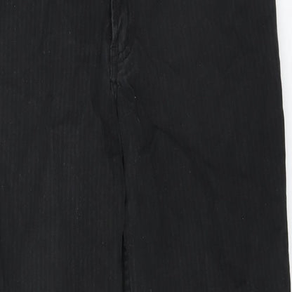 Matinee Mens Black Striped  Straight Jeans Size 30 in L28 in