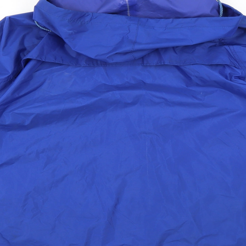 World Wide Sportsman Mens Blue   Rain Coat Coat Size M