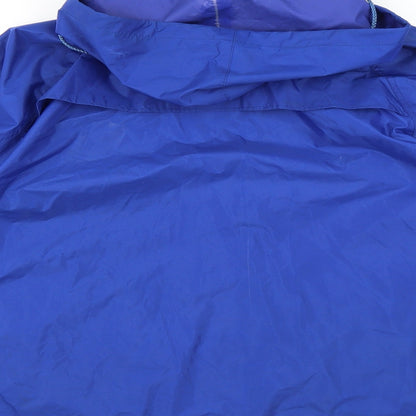World Wide Sportsman Mens Blue   Rain Coat Coat Size M