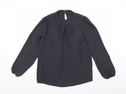 Womens UK Size 12 Dorothy Perkins Purple Basic Blouse