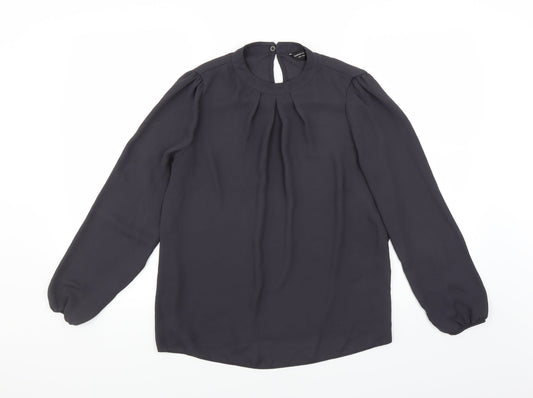 Womens UK Size 12 Dorothy Perkins Purple Basic Blouse