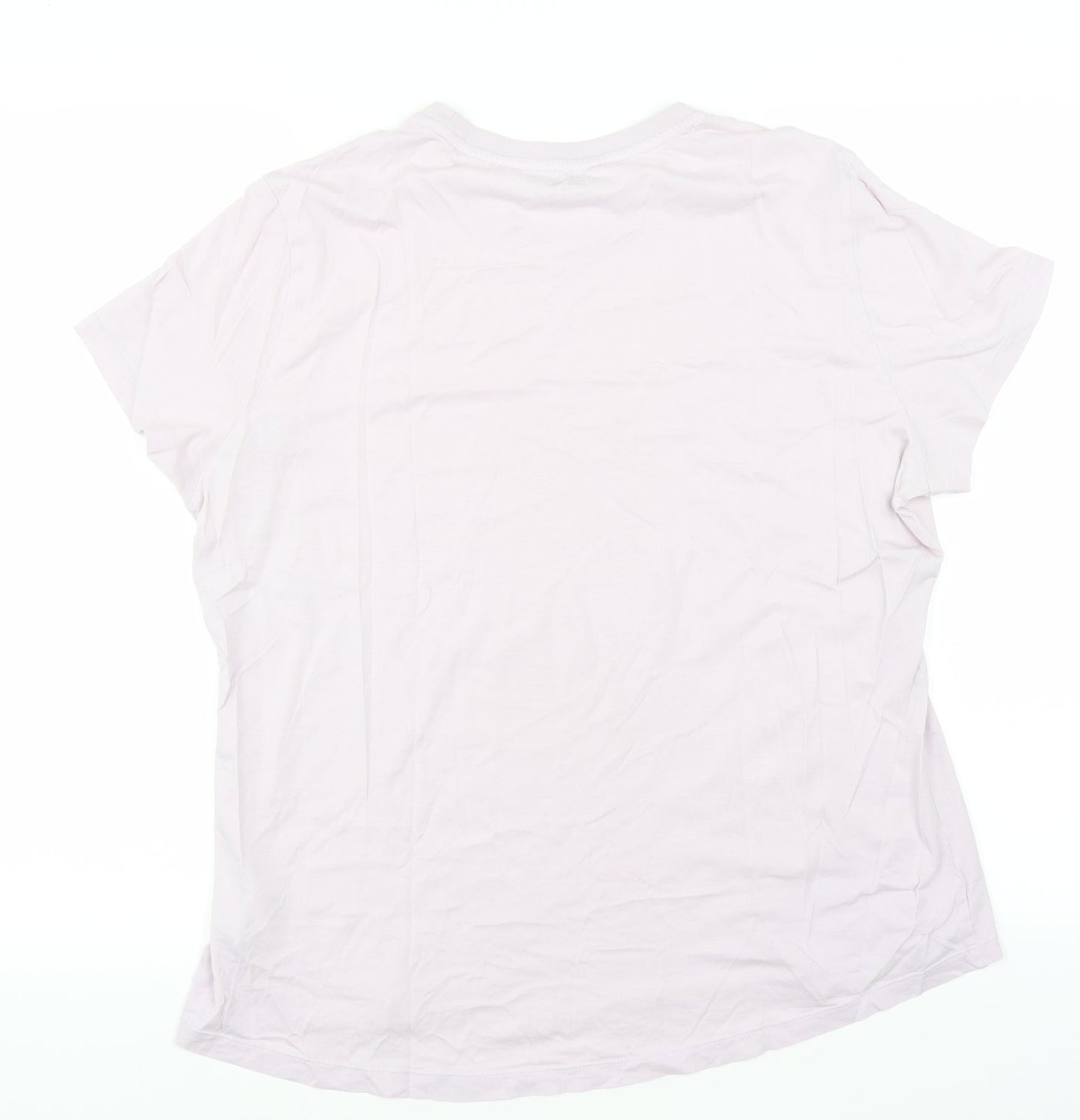 Reebok Womens Purple   Basic T-Shirt Size XL