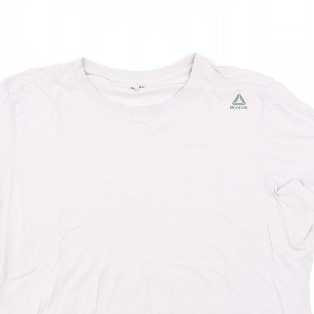 Reebok Womens Purple   Basic T-Shirt Size XL