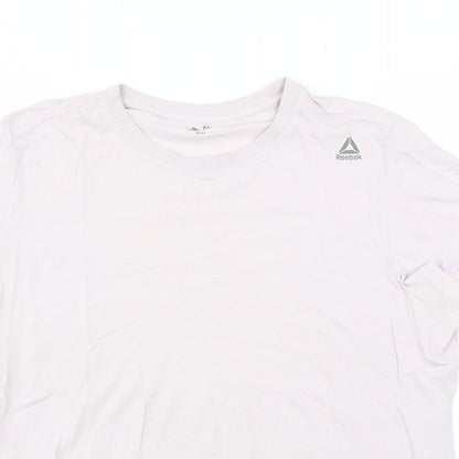 Reebok Womens Purple   Basic T-Shirt Size XL