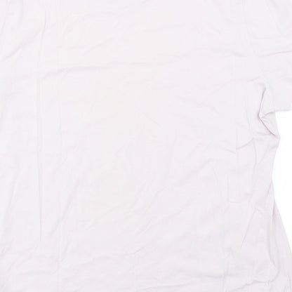 Reebok Womens Purple   Basic T-Shirt Size XL