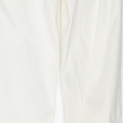 River Island Womens White  Denim Skinny Jeans Size 6 L24 in