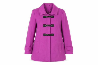Womens UK Size 14 Simply Be Pink Overcoat