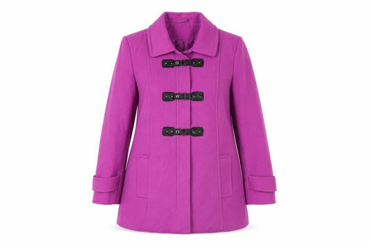 Womens UK Size 14 Simply Be Pink Overcoat