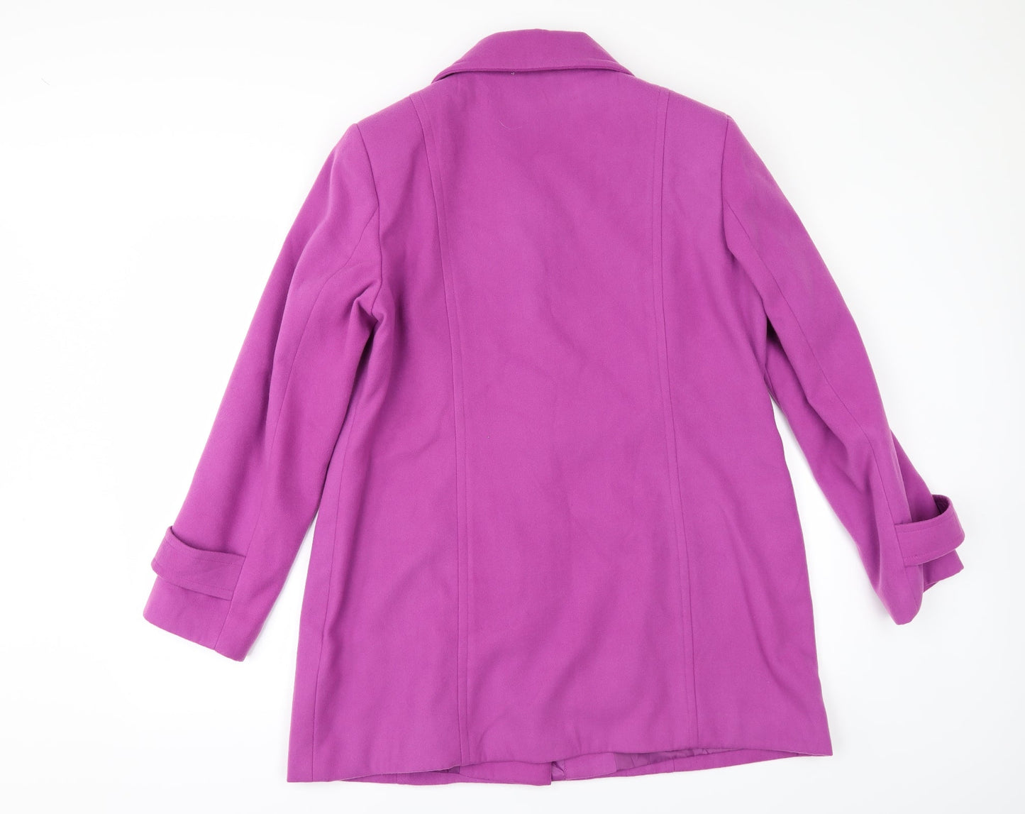 Womens UK Size 14 Simply Be Pink Overcoat