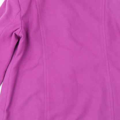 Womens UK Size 14 Simply Be Pink Overcoat
