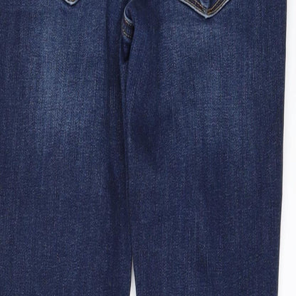 Gap Womens Blue  Denim Skinny Jeans Size 26 L26 in - Frayed Hem
